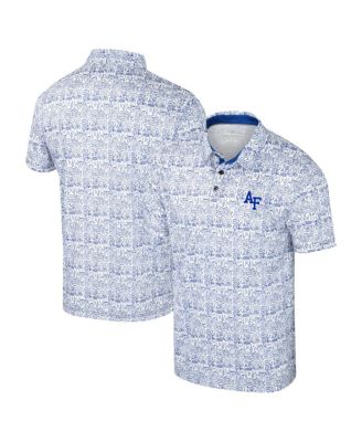 Colosseum - Men's Royal Air Force Falcons It's Time Allover Print Polo Shirt