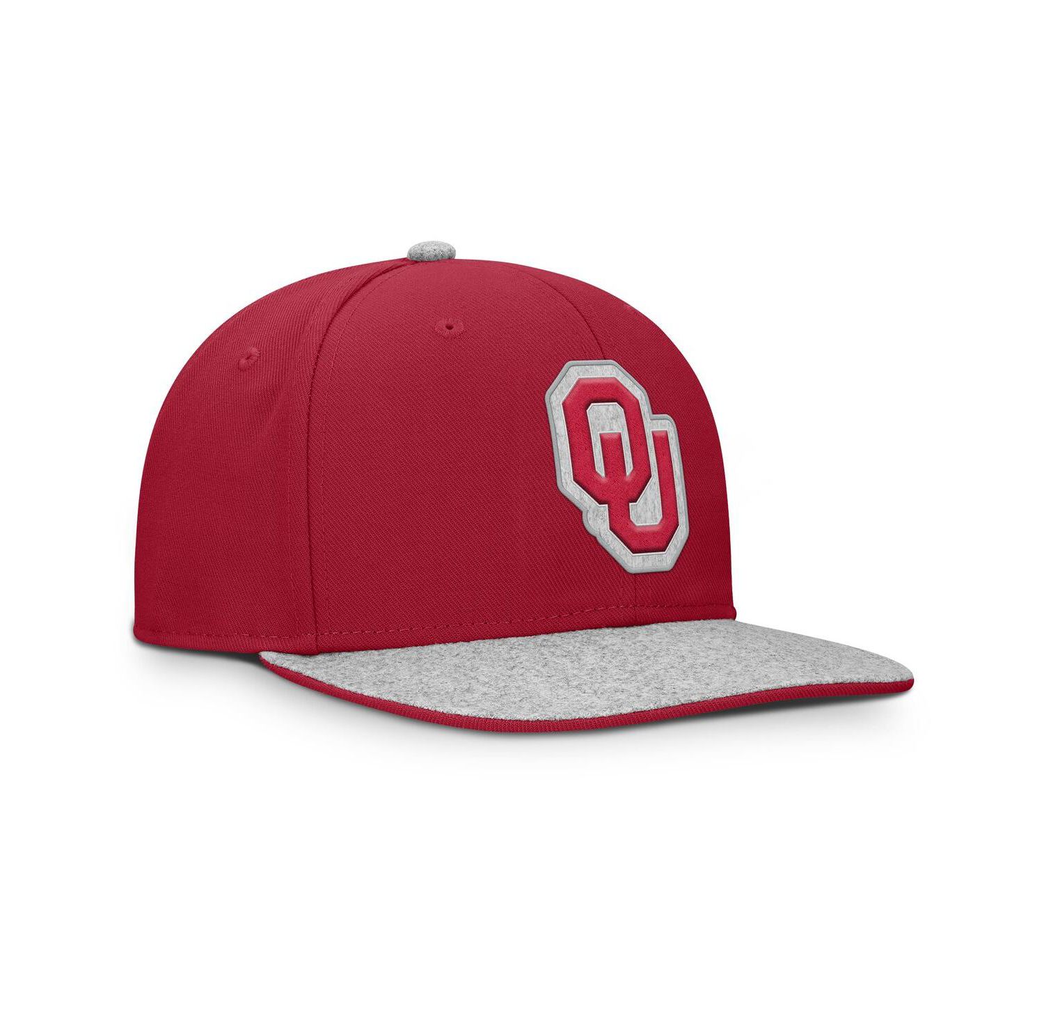 Men's Crimson Oklahoma Sooners Loden Snapback Hat