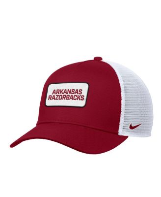 Nike - Men's Cardinal Arkansas Razorbacks 2025 On-Field Rise Trucker Performance Adjustable Hat