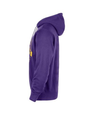 Men's Purple Los Angeles Lakers 2025/26 Authentic Practice Club Pullover Hoodie