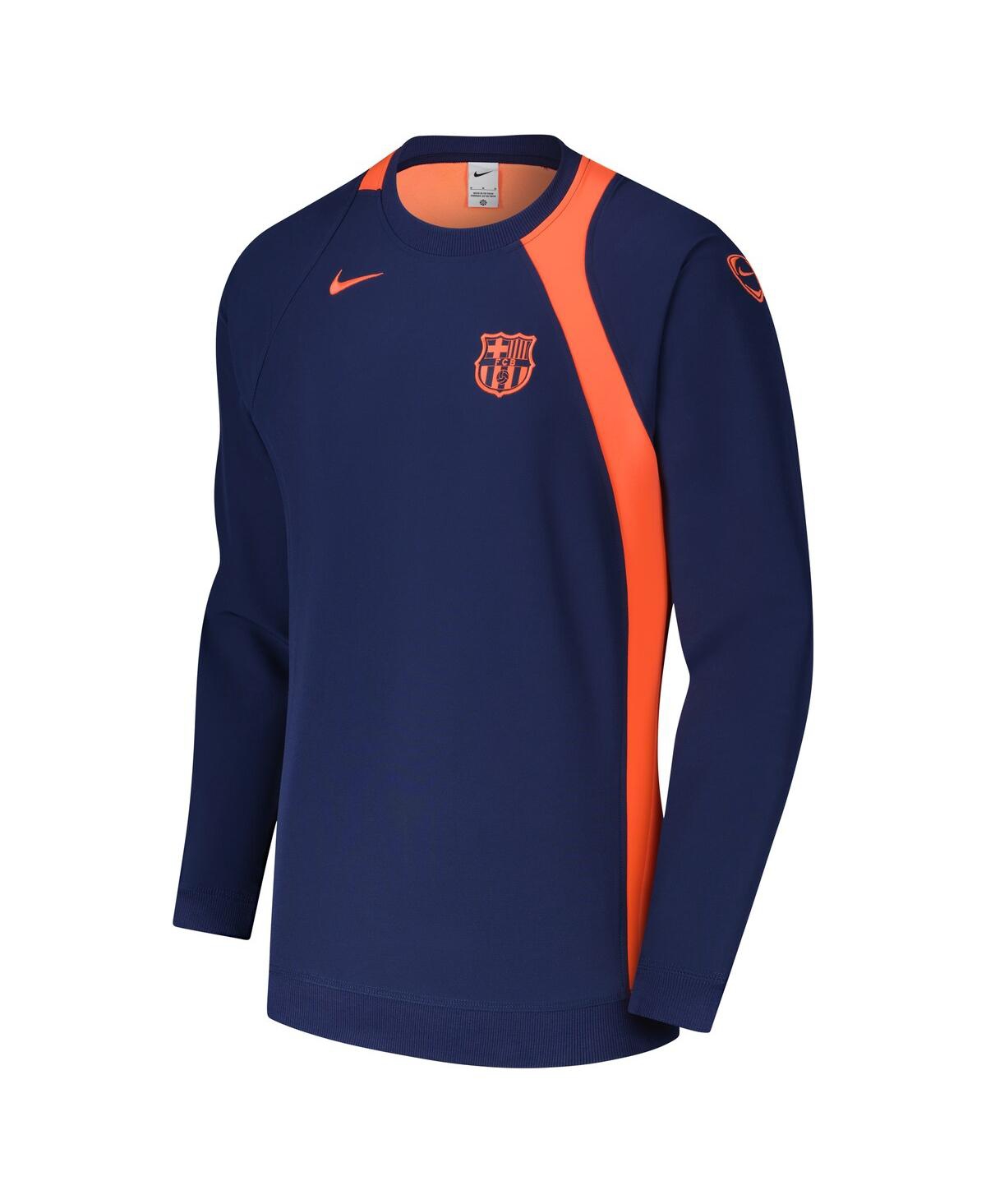 Nike Men's Navy Barcelona Third 2025/26 T90 Pullover Sweatshirt