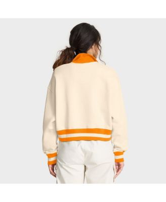 Women's Tan Tennessee Volunteers Legacy Half-Zip Sweatshirt