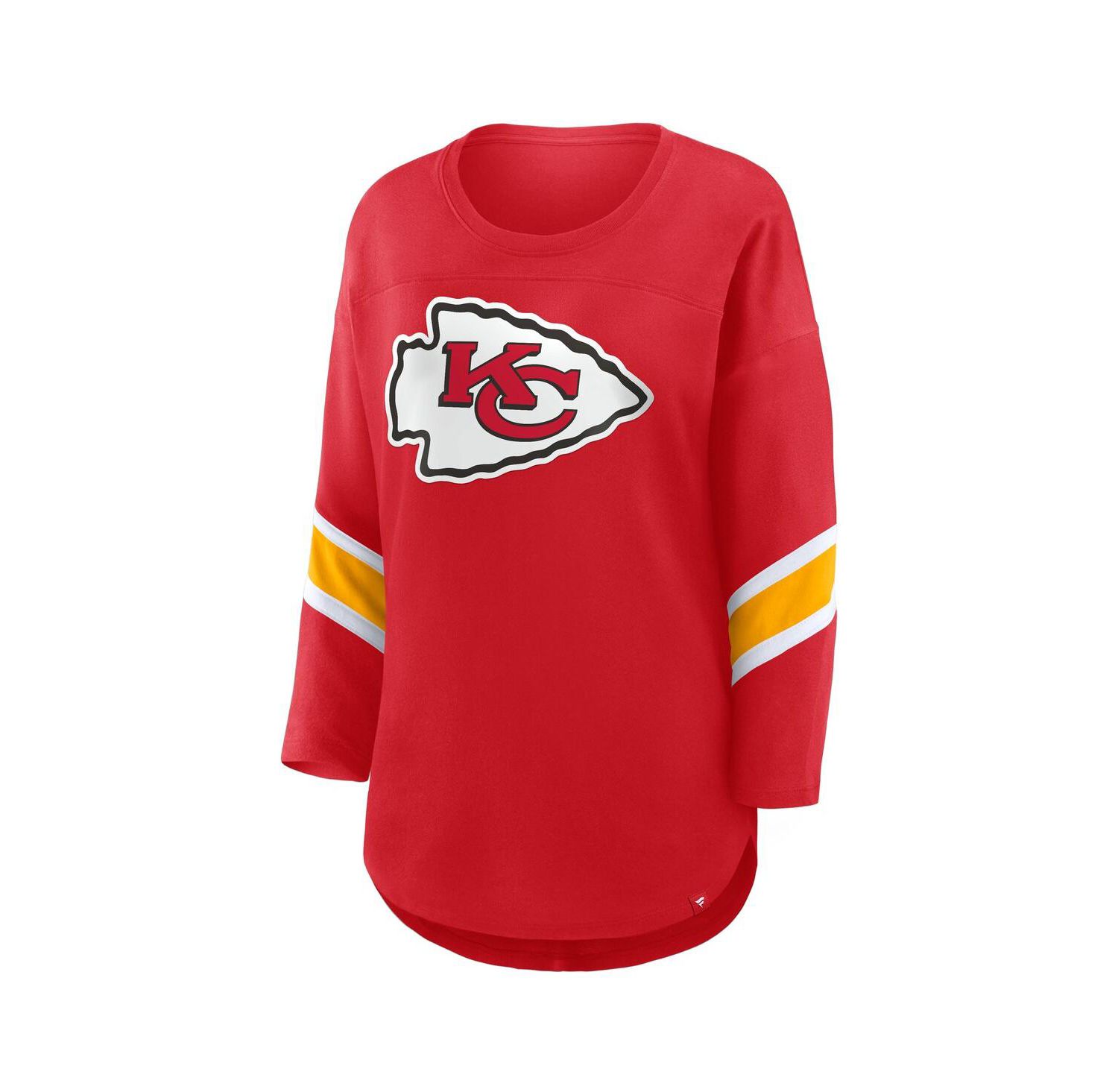 Women's Red Kansas City Chiefs Redzone 3/4-Sleeve T-Shirt