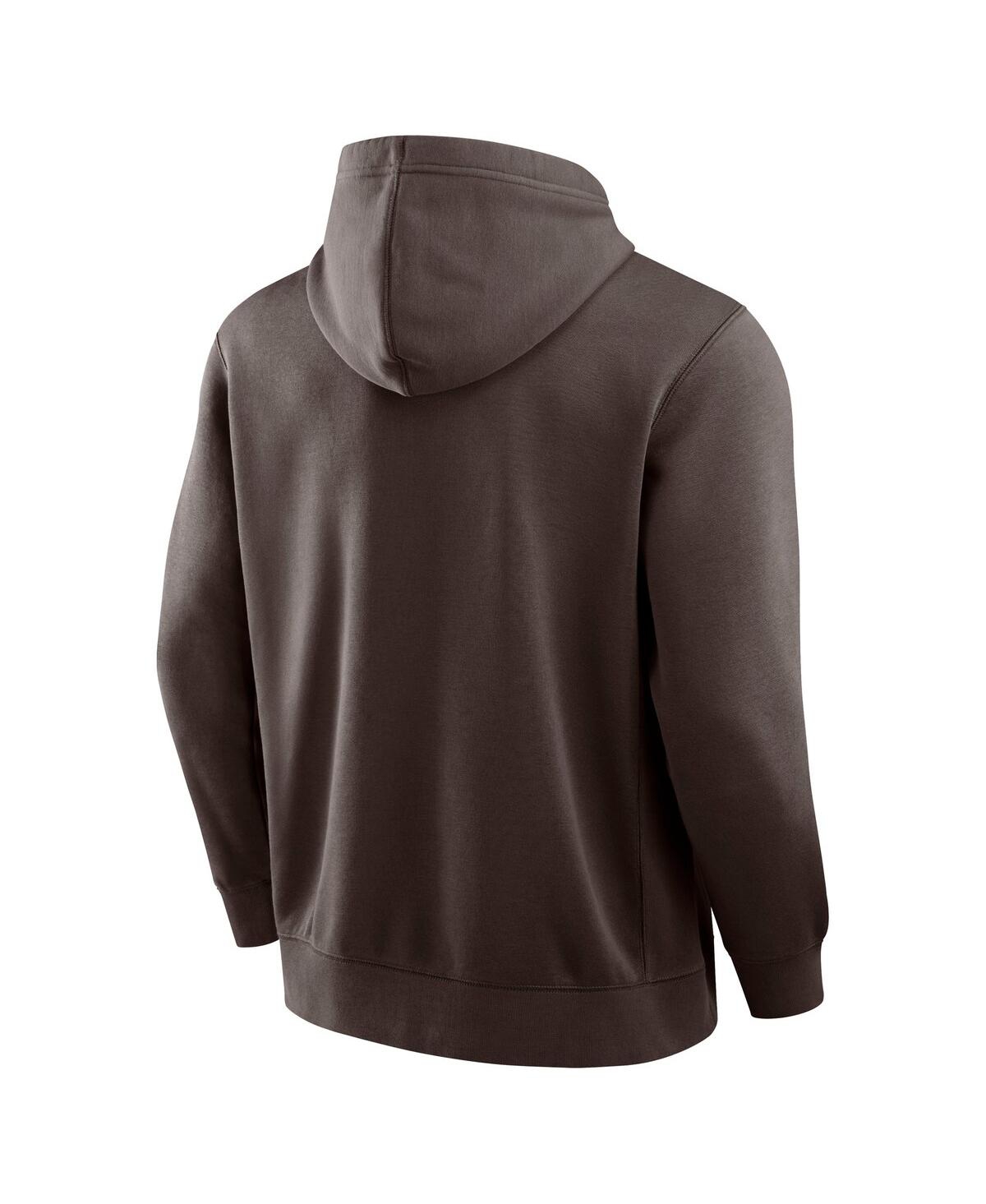 Fanatics Men's Brown Cleveland Browns New Horizons Heritage Pullover Hoodie In Brown