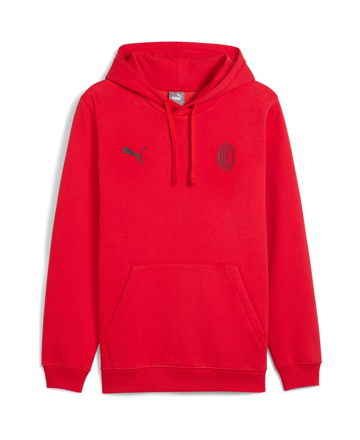 Puma Ac Milan Ftblessentials Hoodie Men In Red