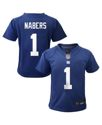 Nike - Preschool Malik Nabers Royal New York Giants Team Player Game Jersey
