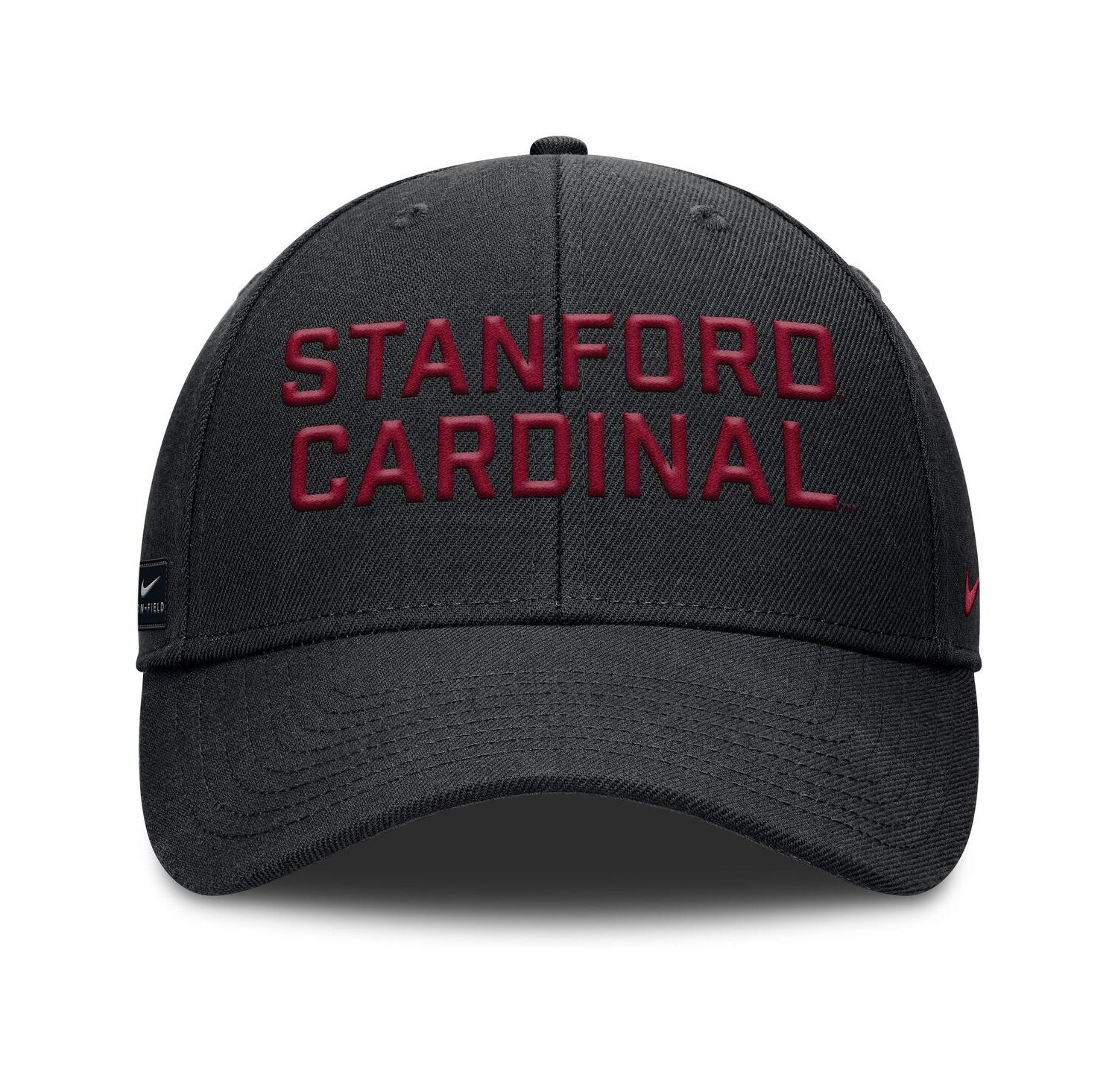 Men's Black Stanford Cardinal Rise Practice Adjustable Hat
