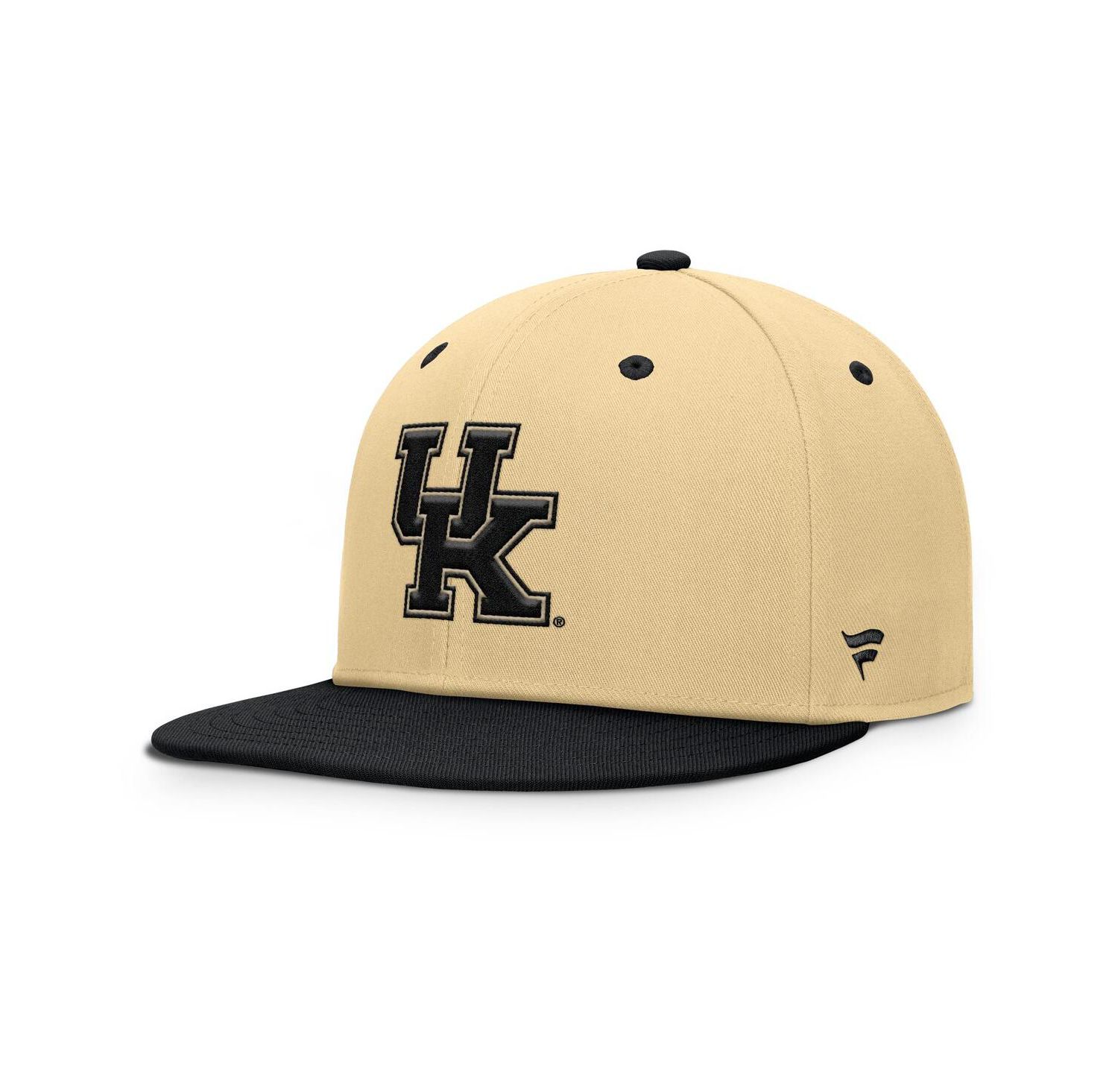 Men's Khaki/Black Kentucky Wildcats Balance Fitted Hat