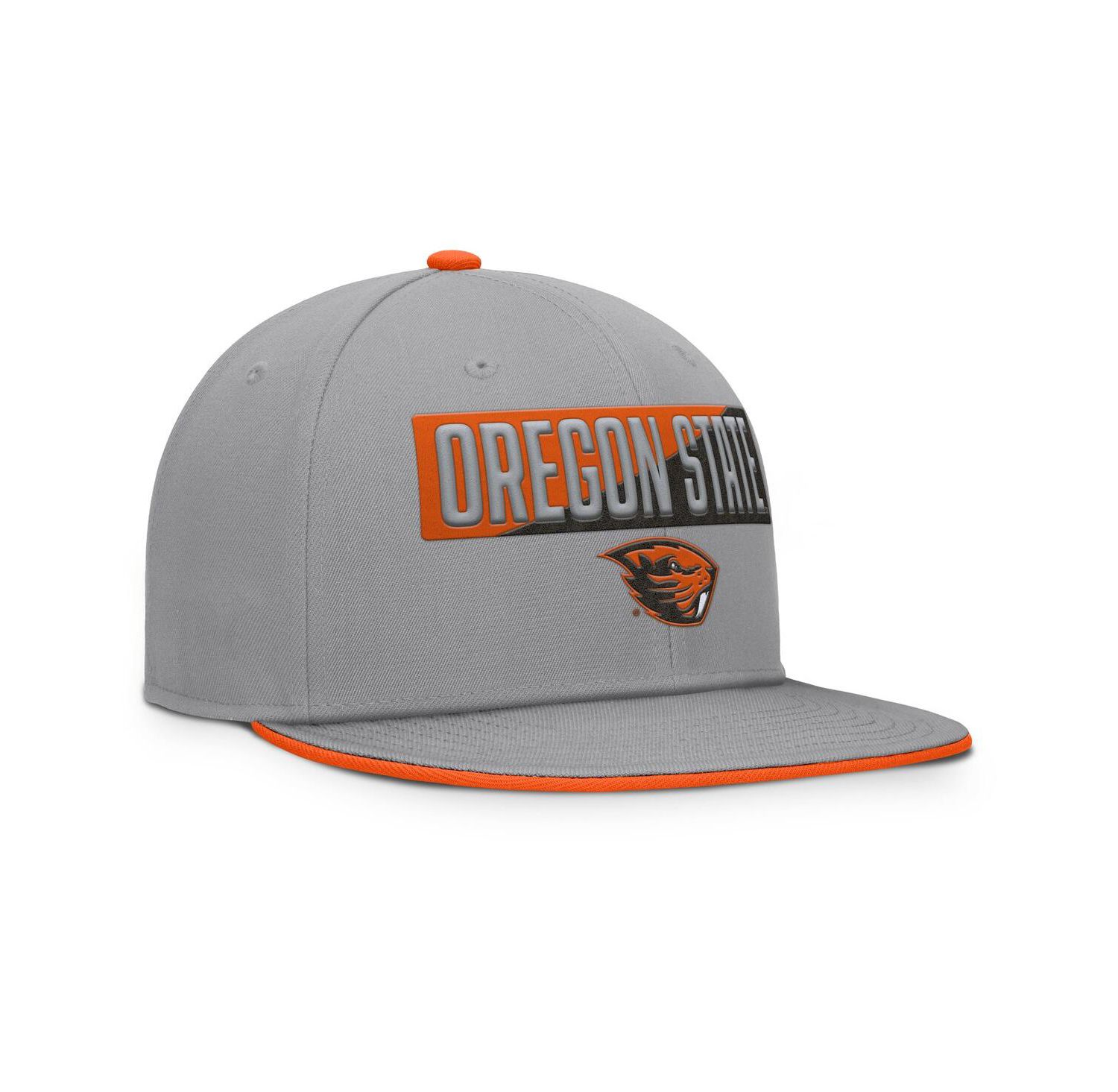 Men's Gray Oregon State Beavers Duo Snapback Hat