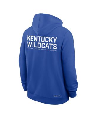 Men's Royal Kentucky Wildcats 2025 Sideline Standard Issue Dri-FIT Full-Zip Hoodie