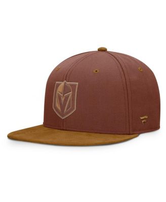 Men's Brown Vegas Golden Knights Fall Leaves Acreage Snapback Hat