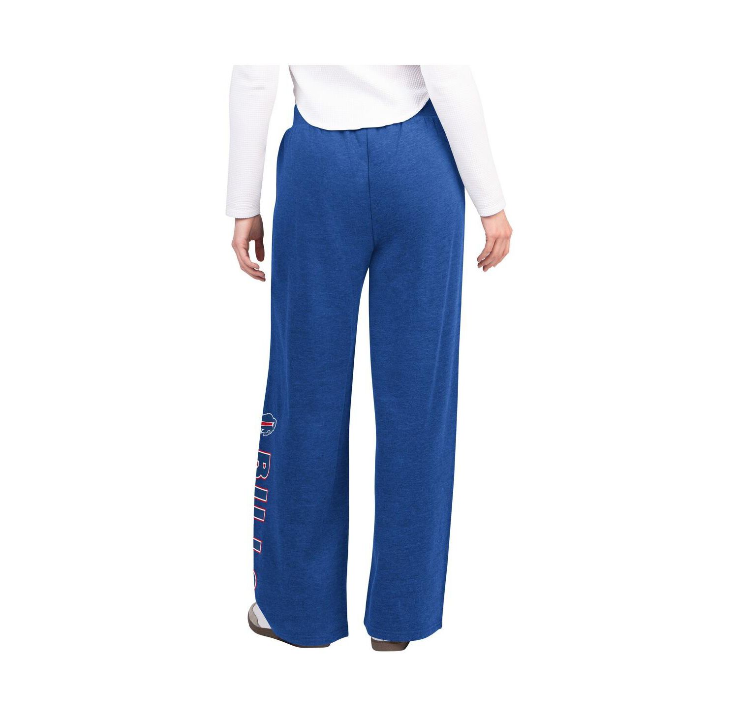 Women's Royal Buffalo Bills Field Wide Leg Sweatpants