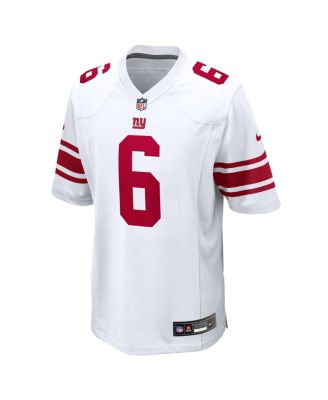 Men's Jaxson Dart White New York Giants Game Jersey