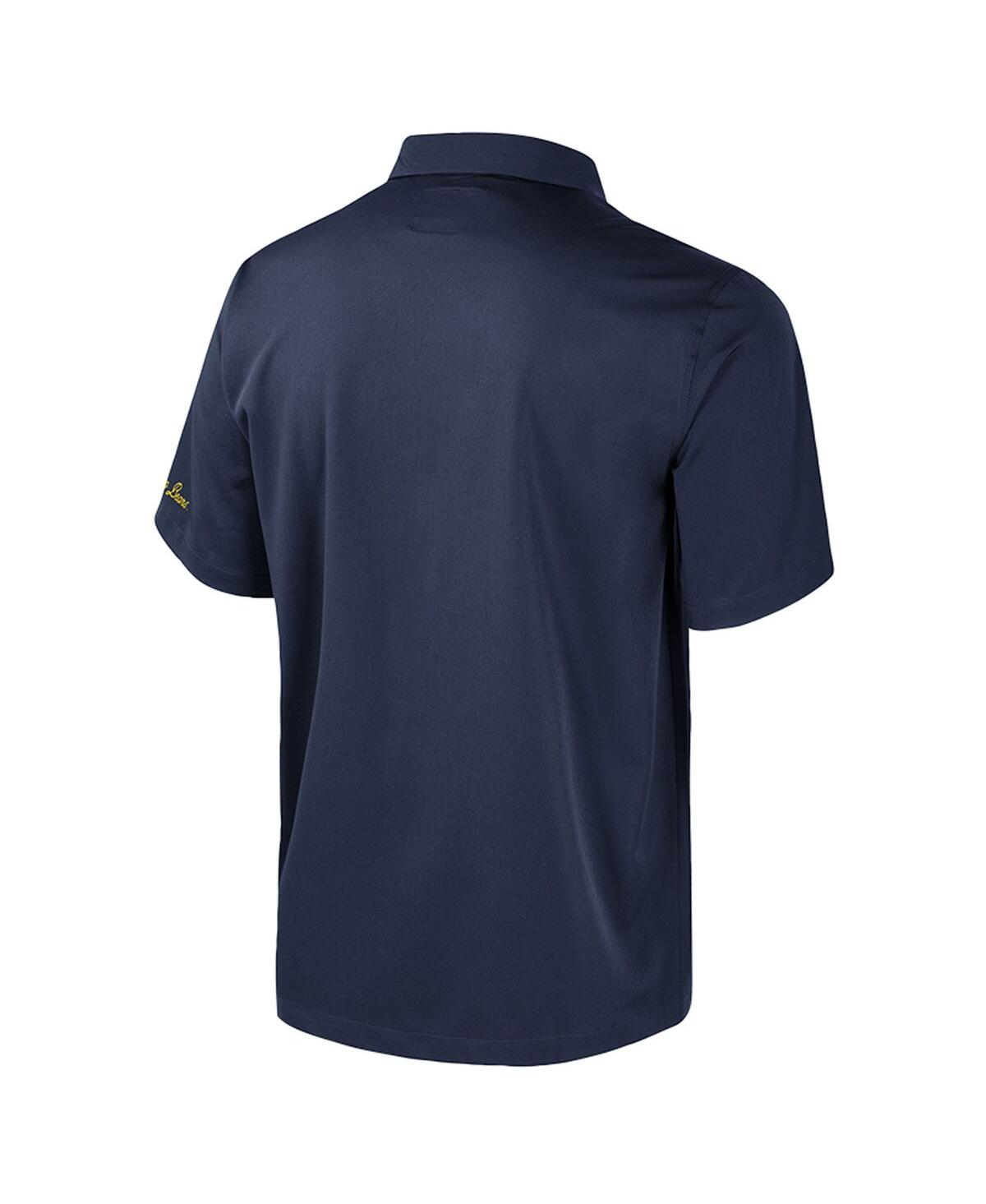 Colosseum Men's Navy Cal Bears Strike Bowling Button-up Shirt In Blue