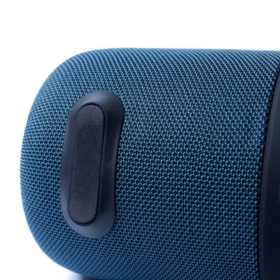 Portable Bluetooth Speaker 14W IPX6 in Rugged Style with RGB Lights FM Radio and TWS for Pairing Blue