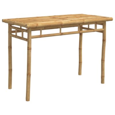 Dining Table Natural Bamboo Bamboo Medium Durable