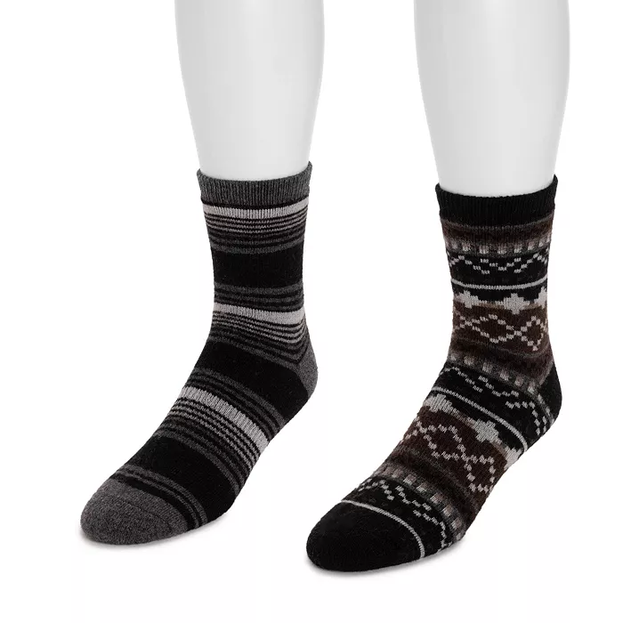 Men's Wool 6 Inch Socks (2 Pair Pack) - thumbnail 4