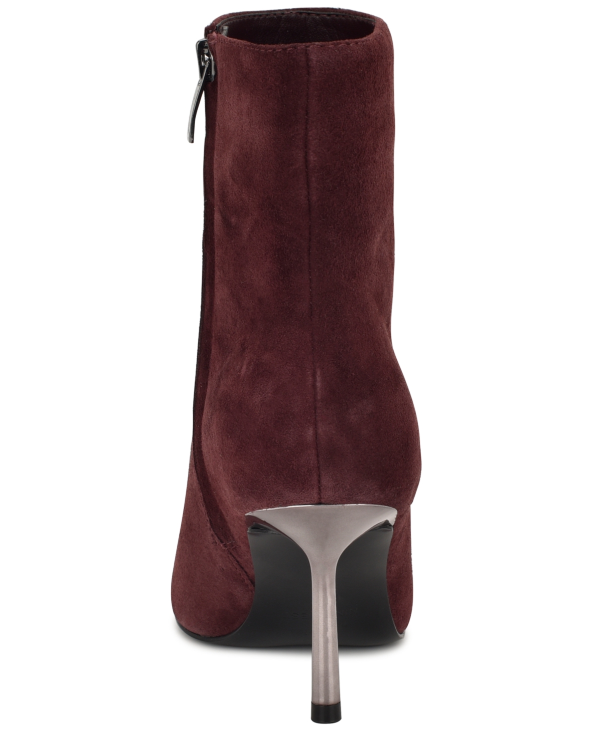 Nine West Women's Narend Pointy Toe Stiletto Dress Booties In Burgundy