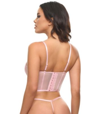 Clarissa Sheer Bustier Set