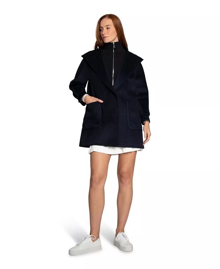 Women's Next To You Hooded Wool Blend Coat - thumbnail 9