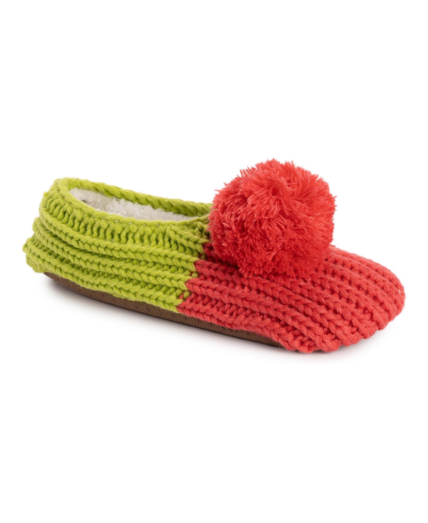 Женские тапочки MUK LUKS Ballerina Slippers, цвет: Арбузный — фото 1