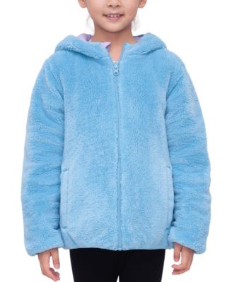 Little and Big Girls' Reversible Fleece Jacket