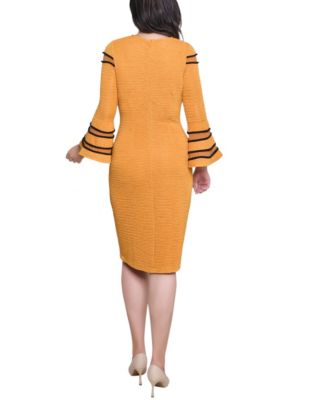 Women's Long Bell Sleeve Dress