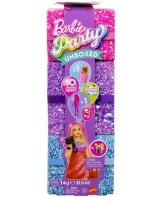 Party Unboxed Glam Party Series Sparkle Doll Accessories with 10 Surprises