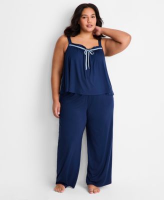 Women's Solid Fluid Knit Sleep Set XS-3X, Macy's Exclusive