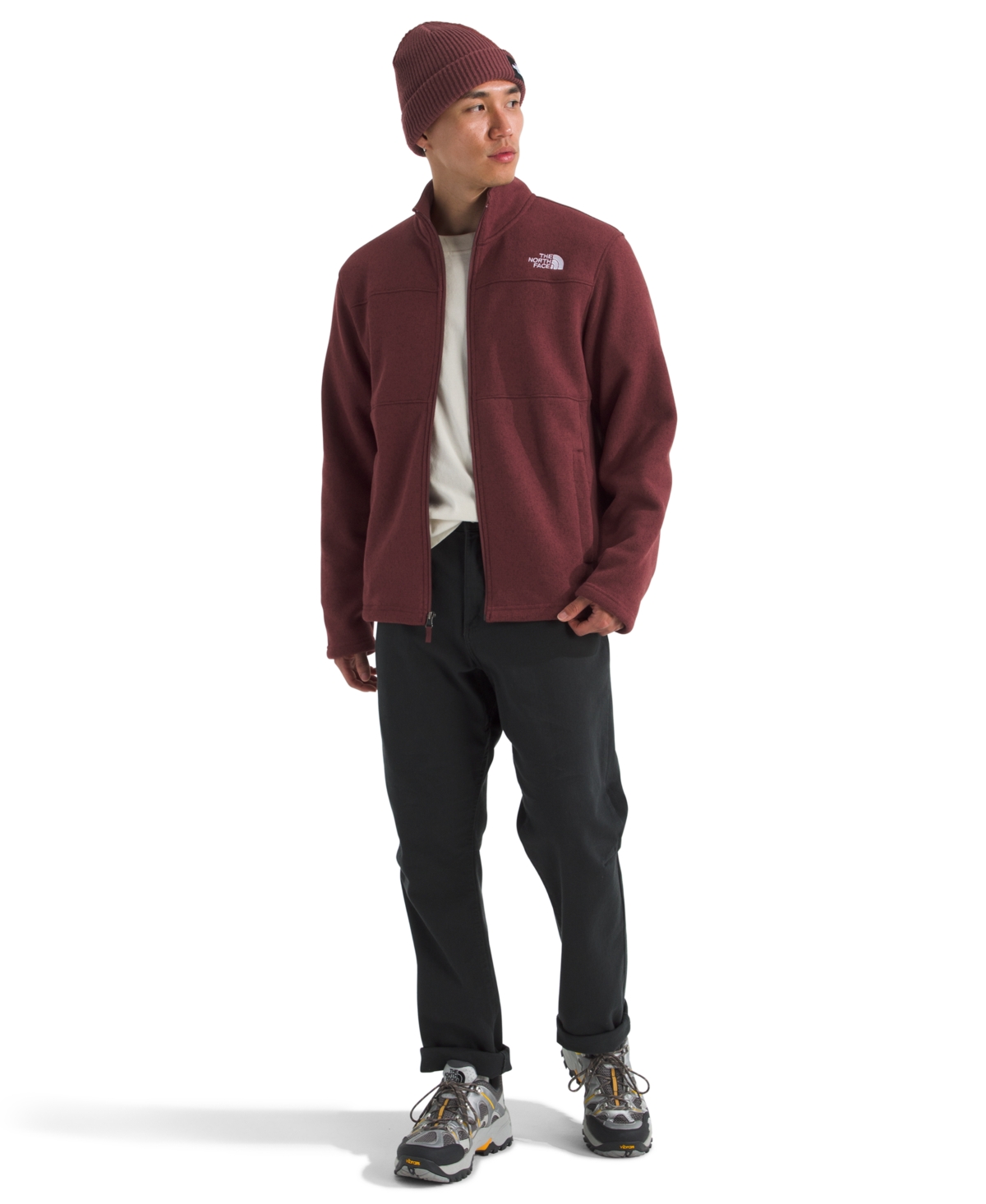 The North Face Men's Gordon Lyons Full Zip Jacket In Brown