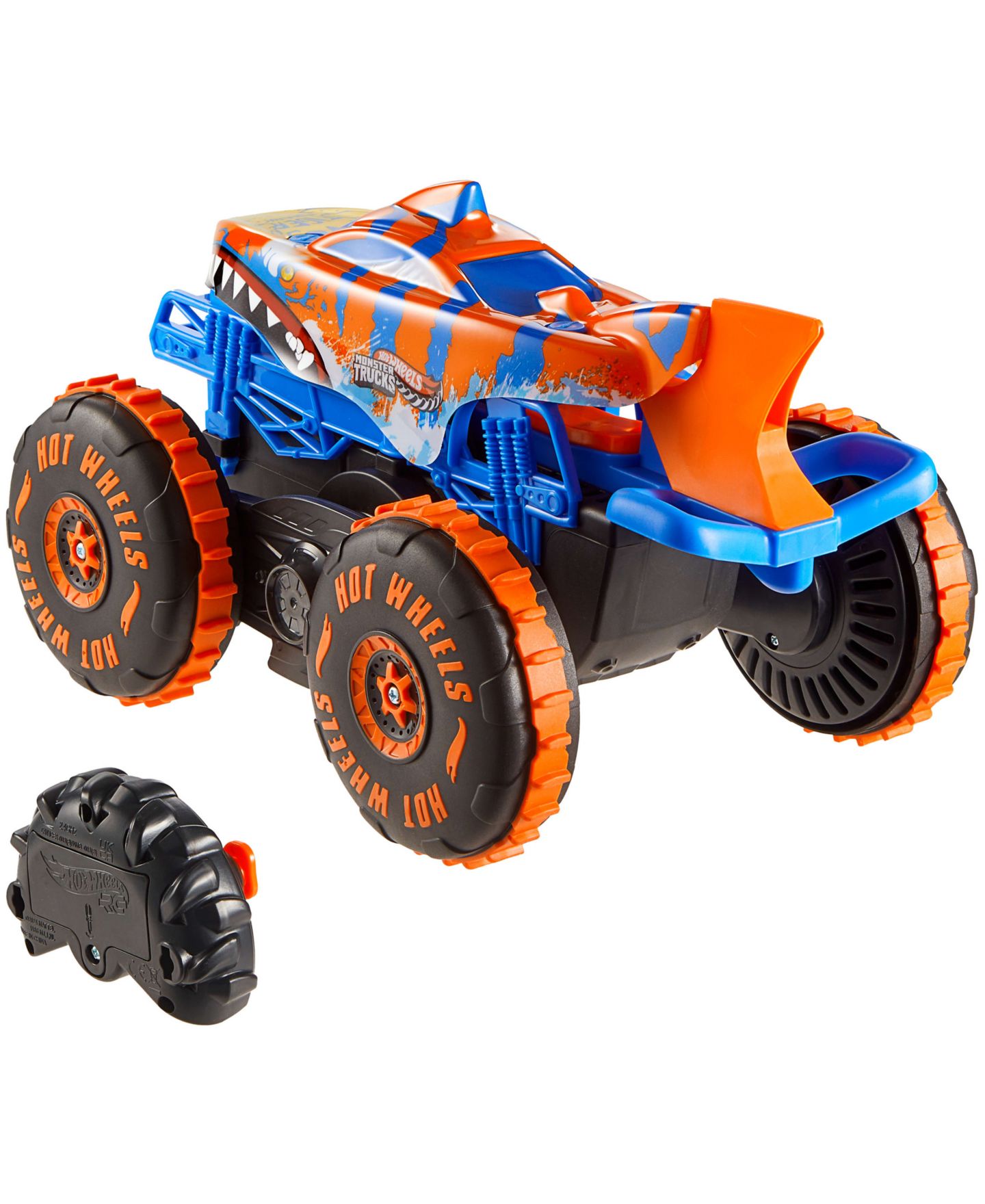 Детская игрушка Hot Wheels Monster Trucks Tiger Shark Climber RC Vehicle — фото 4