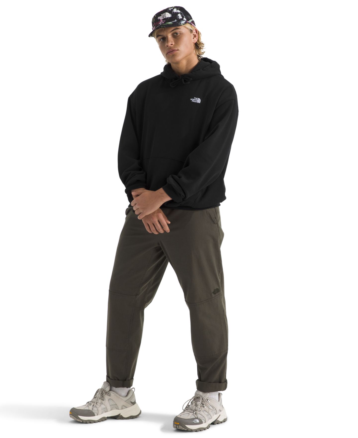 Мужское худи The North Face Evolution Simple Dome Oversized, цвет: Чёрный — фото 2