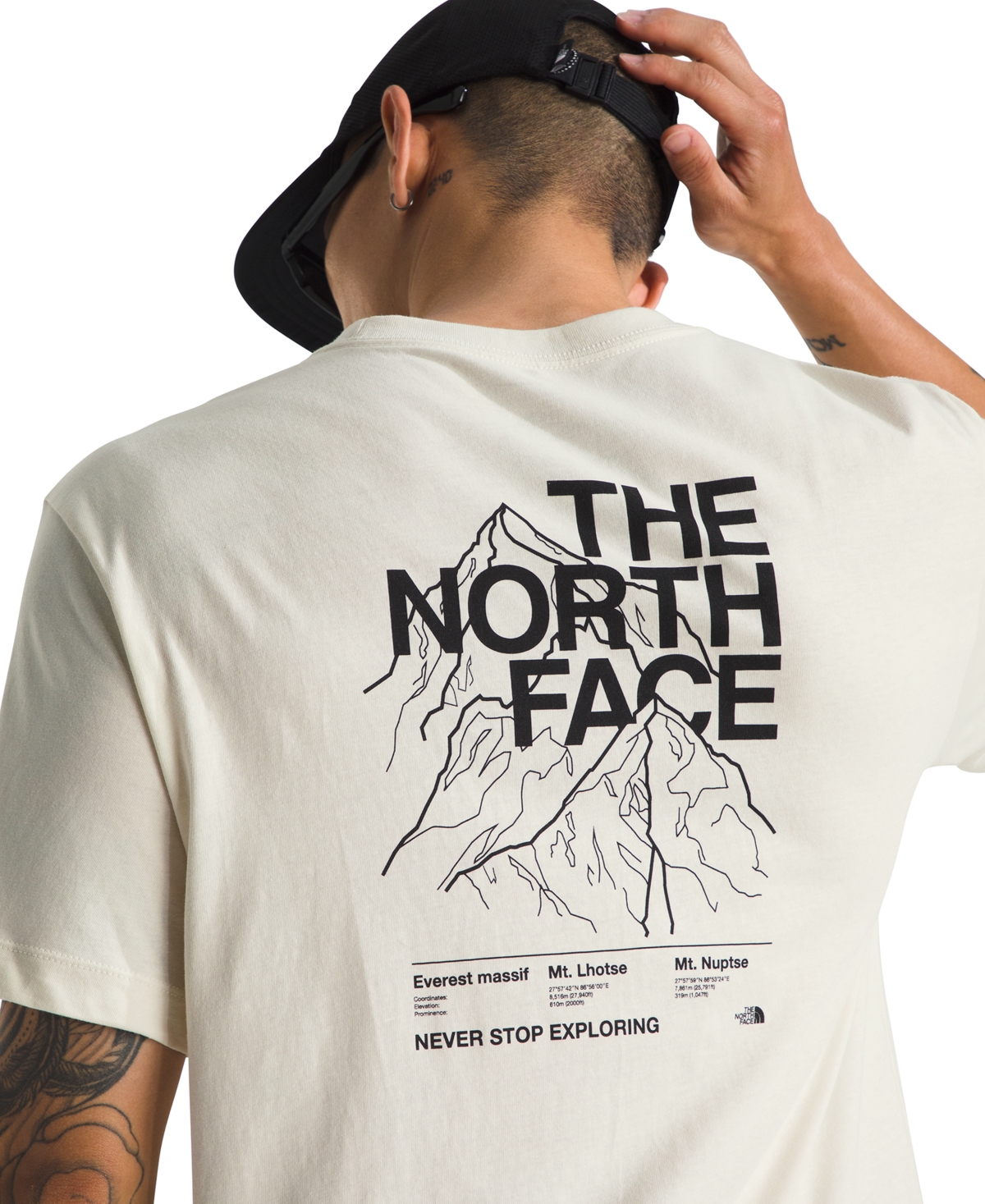 The North Face Men's Evolution Half Dome Short Sleeve Graphic T-shirt In White