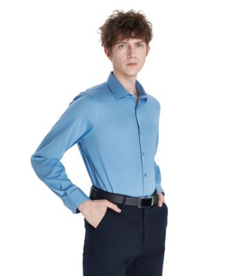 Men's Sateen Solid Dress Shirt, Macy's Exclusive