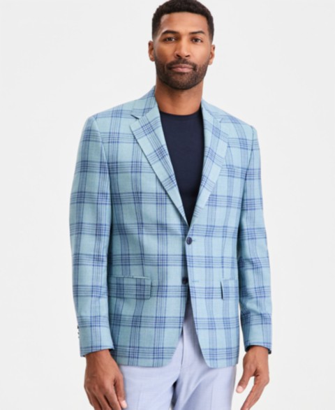 Мужские Michael Kors Men's Classic-Fit Silk & Wool Blend Sport Coat