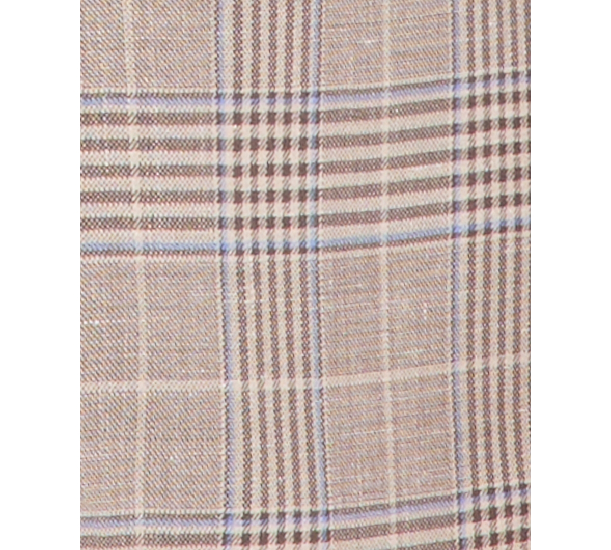 Michael Kors Men's Classic-Fit Wool-Blend Tan Plaid Blazer