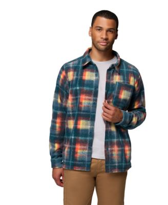 Men's Steens Mountain II Plaid Fleece Shirt Jacket