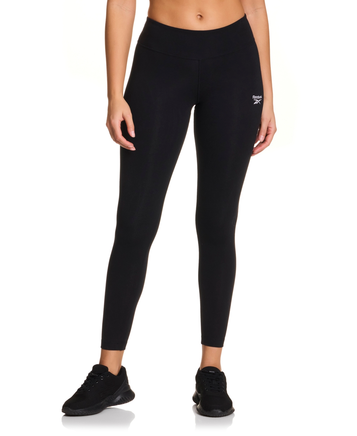 Reebok Women's Embroidered Leggings In Black