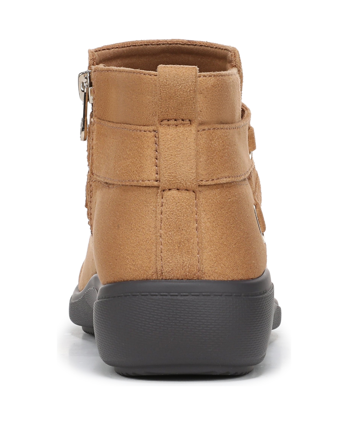 Lifestride Women's Brave Zipper Ankle Booties In Brown
