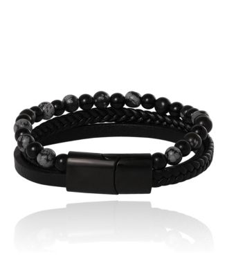 Braided & Beaded Bracelet - 8.5''