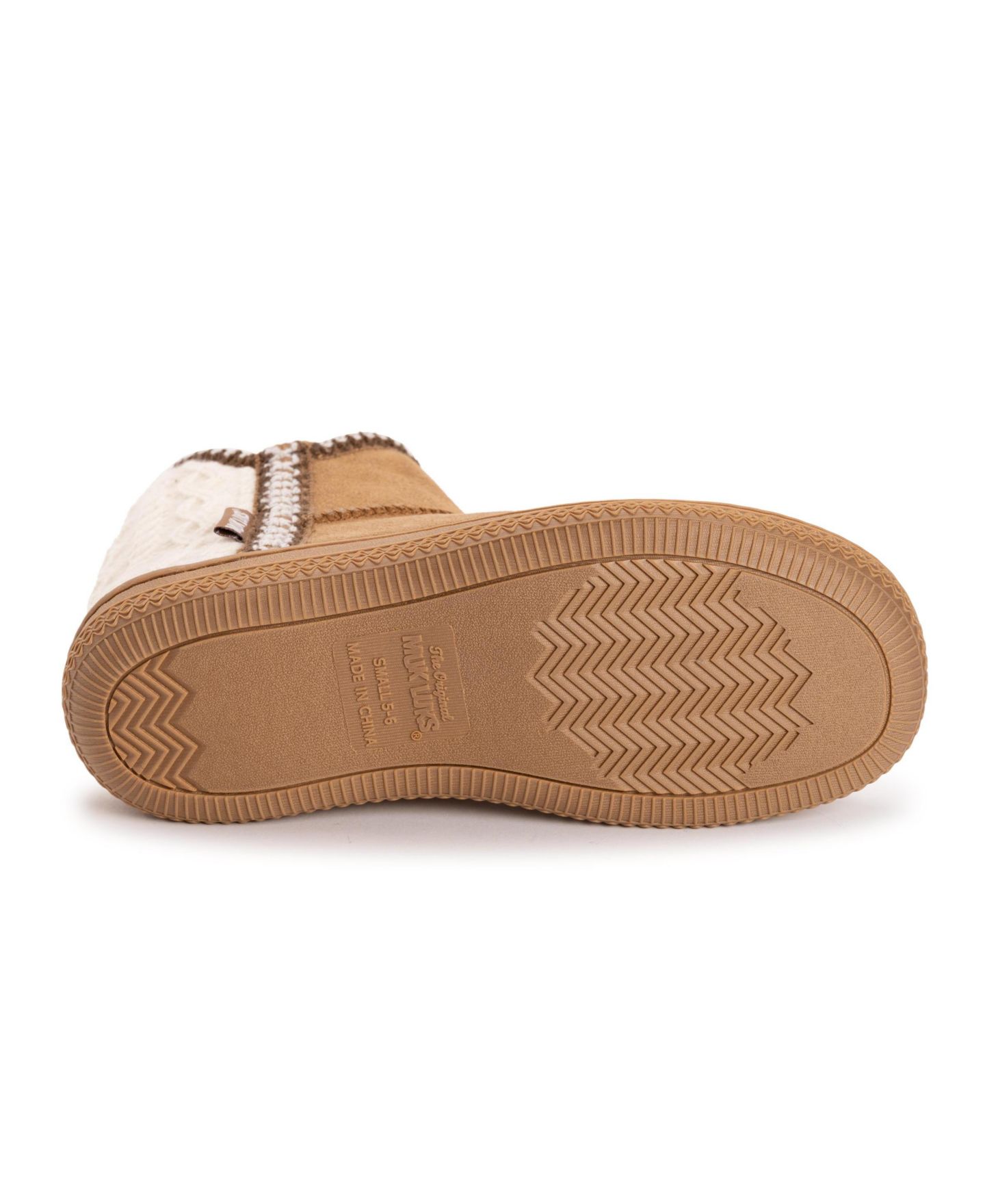 Женские тапочки MUK LUKS Amira Paige Slipper, цвет: Серо-коричневый — фото 7