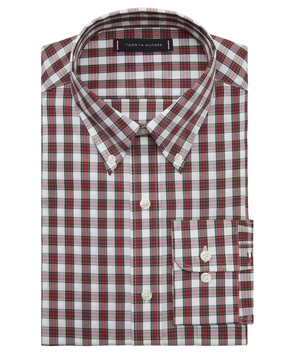 Tommy Hilfiger Men's Flex Regular Fit Dress Shirt