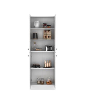 Pantry Cabinet Coahoma, Kitchen, White