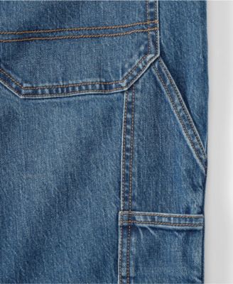 Women's Plus Size Soft Denim High Rise Rail Straight Leg Utility Jeans