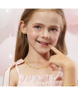 Petit Daisy Yellow Earrings