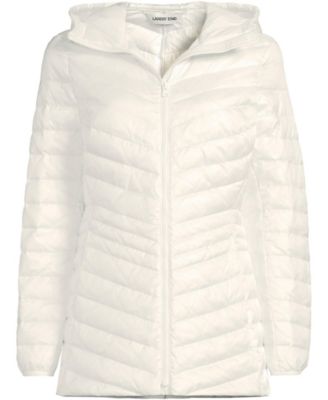 Women's Wanderweight Packable Down Hooded Long Jacket