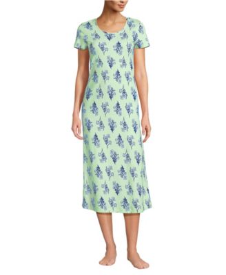 Women's Cotton Short Sleeve Midcalf Nightgown