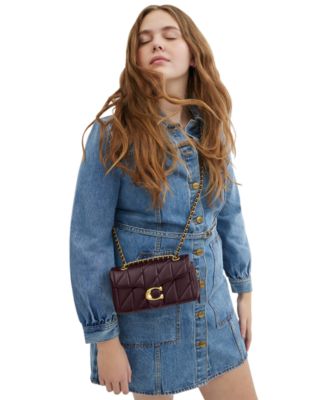 Quilted Leather Tabby Chain Shoulder Bag 20