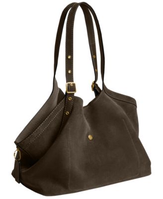 Gramercy Medium Suede Tote Bag