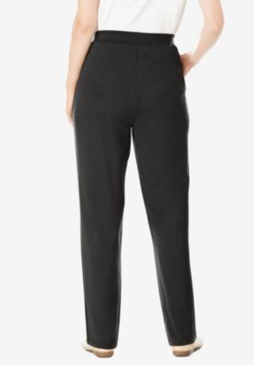 Women's Within Straight-Leg Stretch Ponte-Knit Pull-On Pants